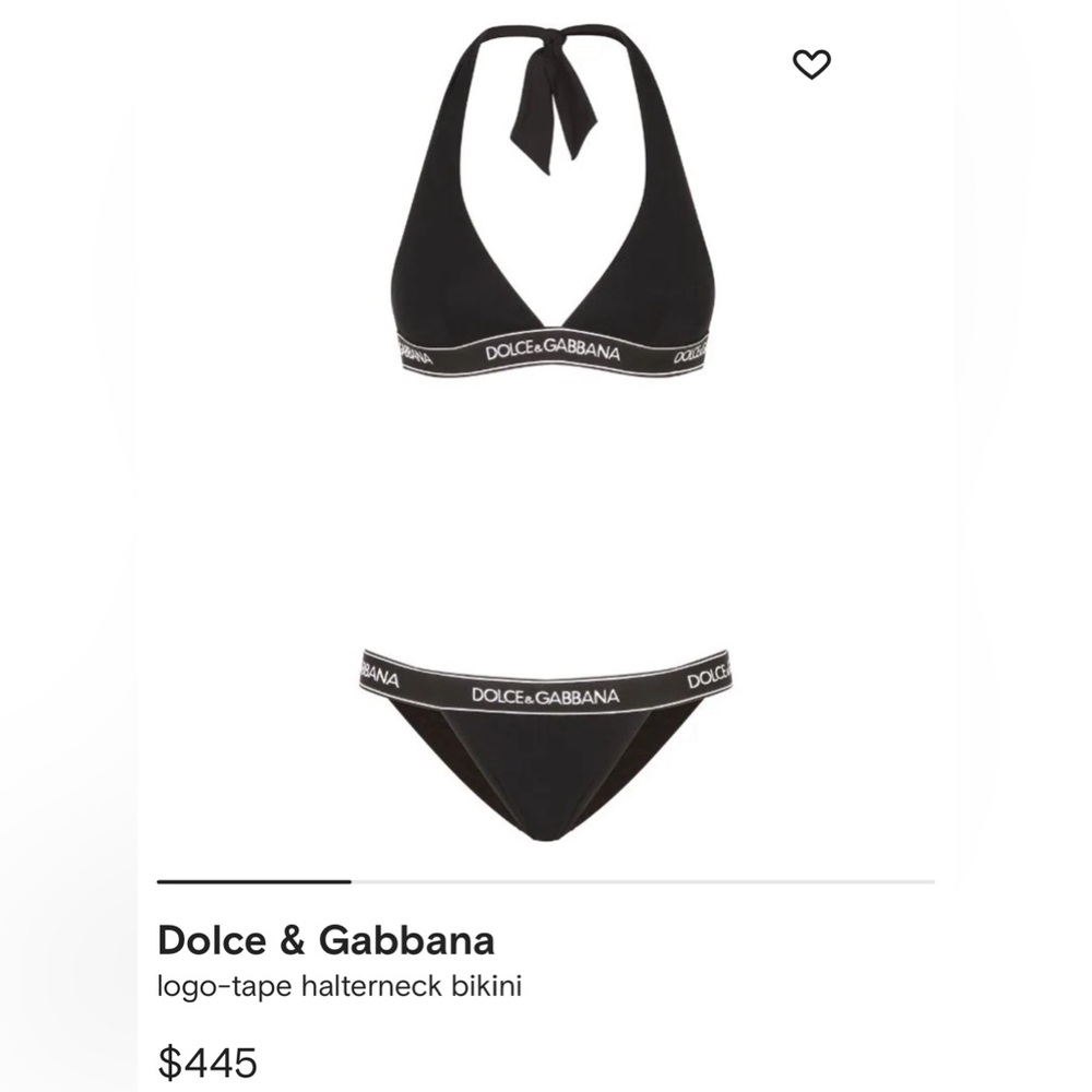 Dolce & GABBANA Logo Tie Swimsuit NWT - Picture 3 of 11